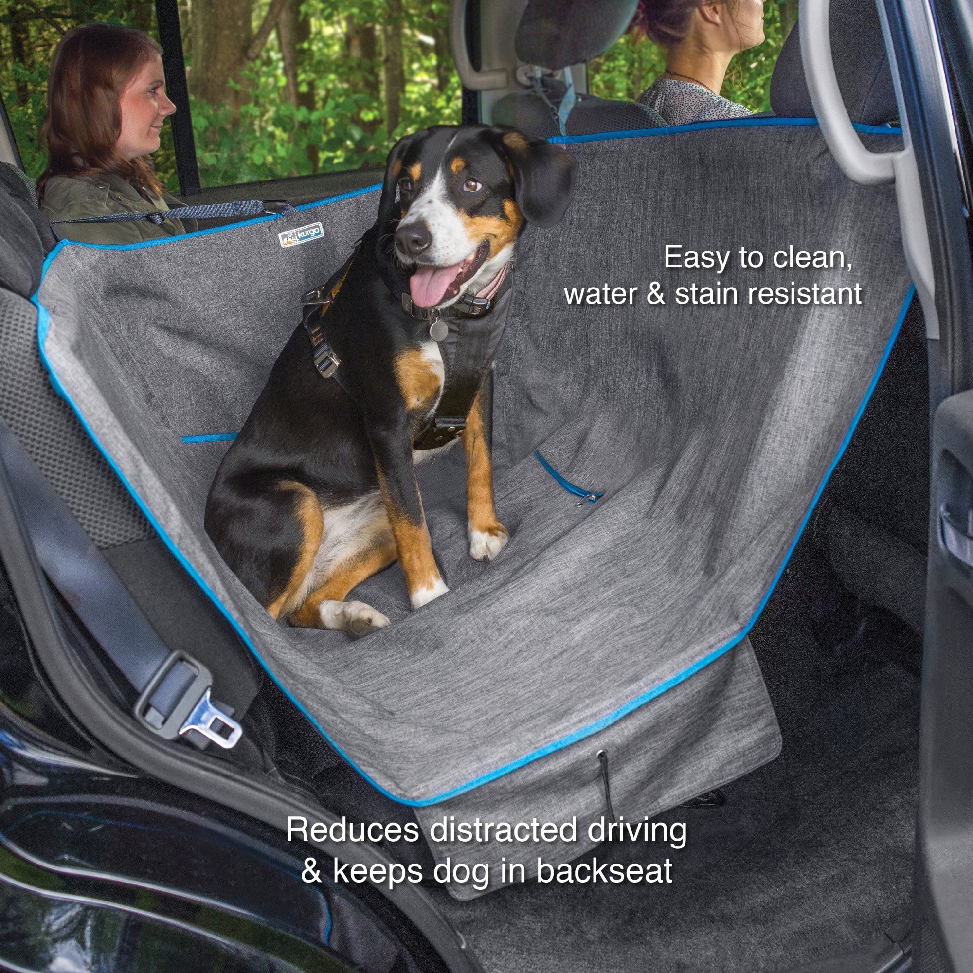 Solid Hammock Back Seat Cover